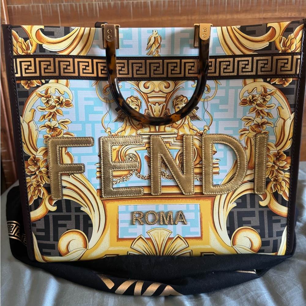 Fendace (Fendi Versace collaboration) tote bag